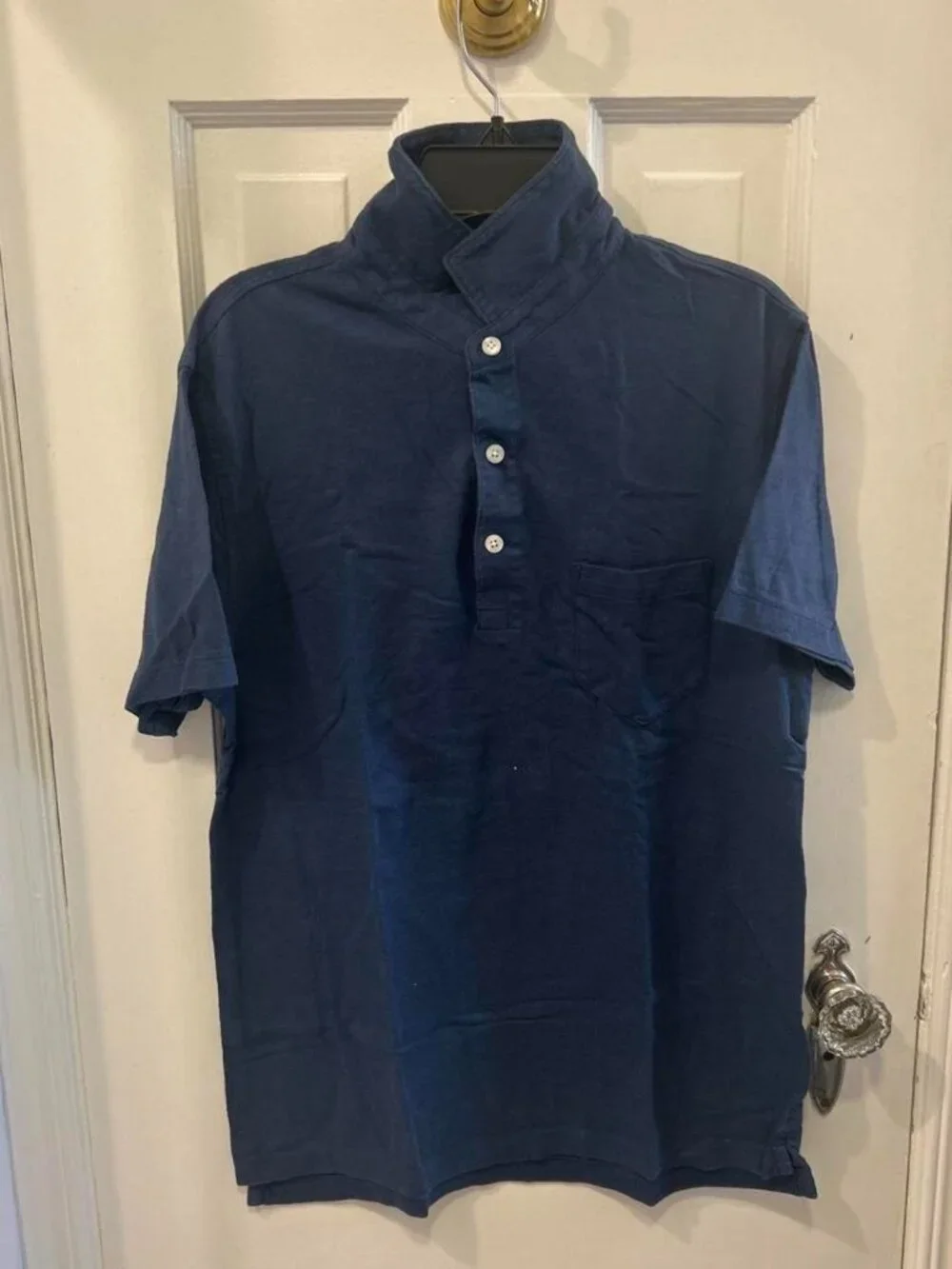 J.Crew Men's Navy Polo-shirt